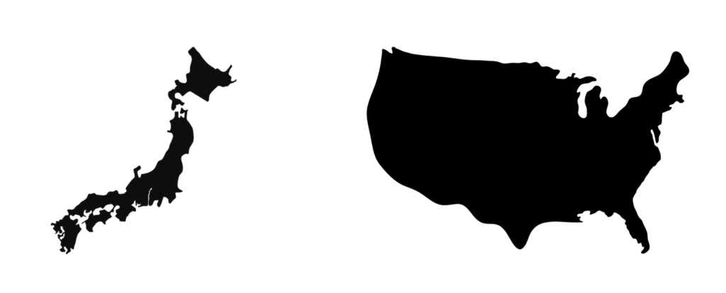 日本とアメリカ